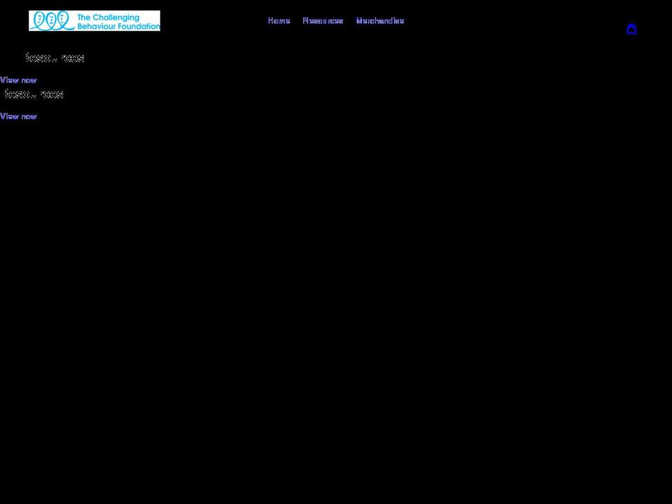 the-challenging-behaviour-foundation.myshopify.com shopify website screenshot