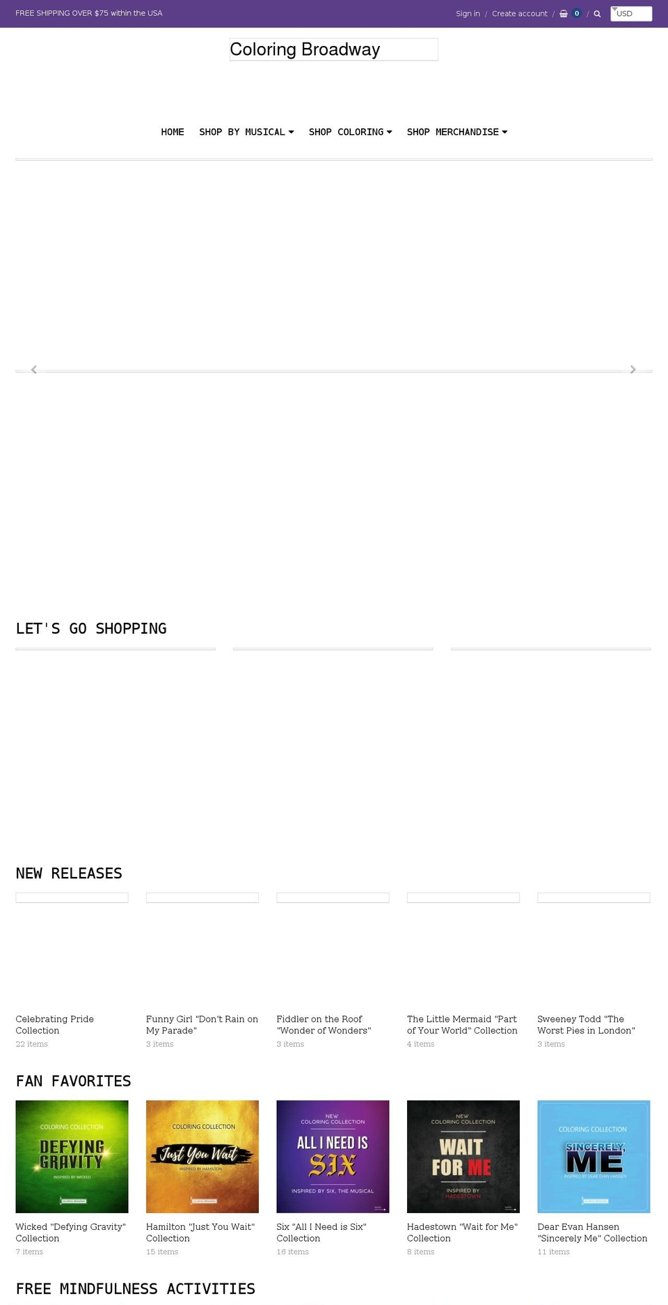 the-coloring-project.myshopify.com shopify website screenshot