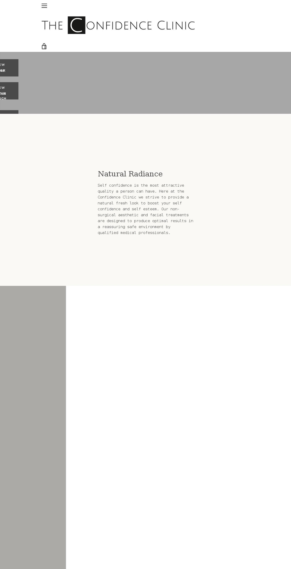 the-confidence-clinic.co.uk shopify website screenshot