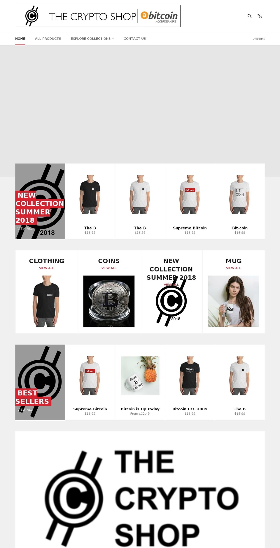 the-crypto-shop.com — Shopify storefront screenshot