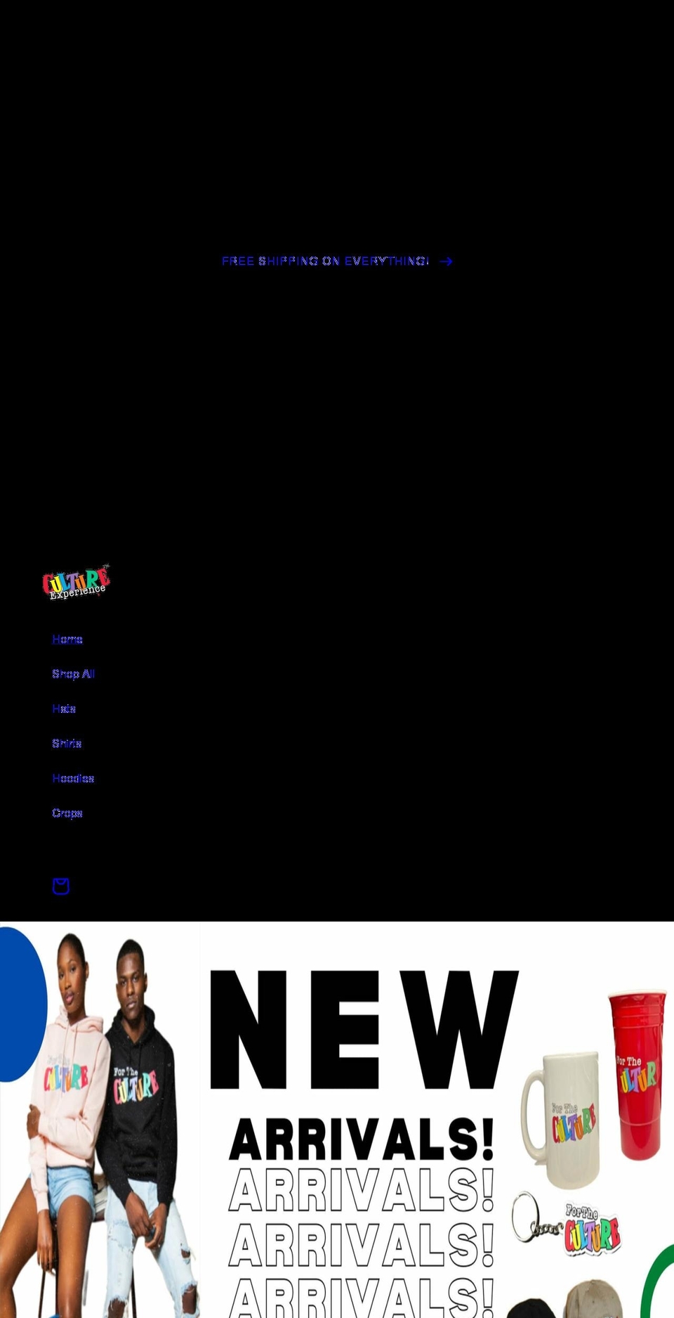 the-culture-experience.myshopify.com shopify website screenshot