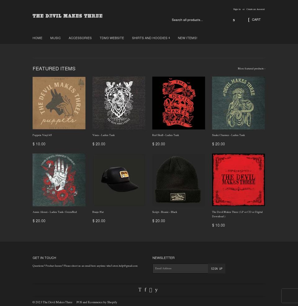 the-devil-makes-three.myshopify.com shopify website screenshot