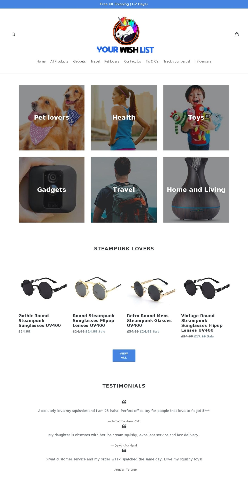 the-finger-monkey.com shopify website screenshot
