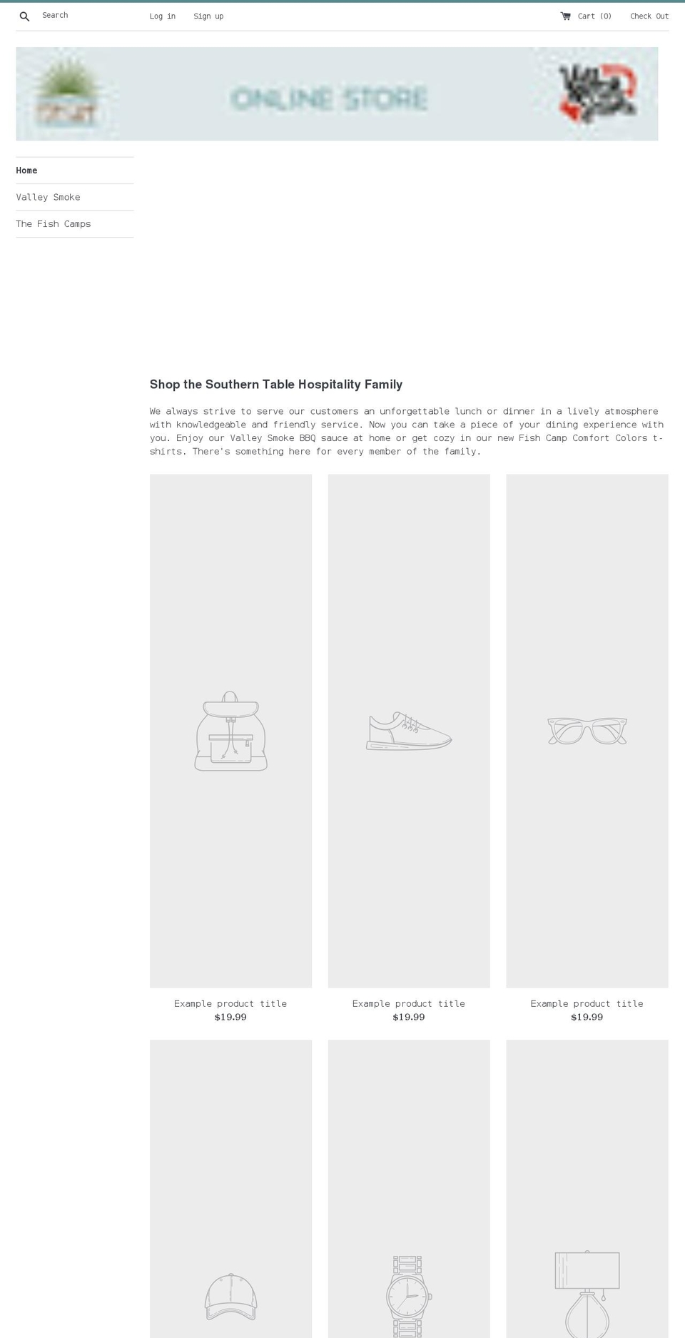 the-fish-camps.myshopify.com shopify website screenshot