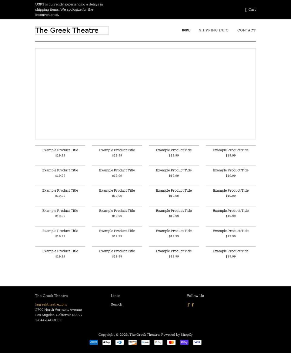 the-greek-theatre.myshopify.com shopify website screenshot