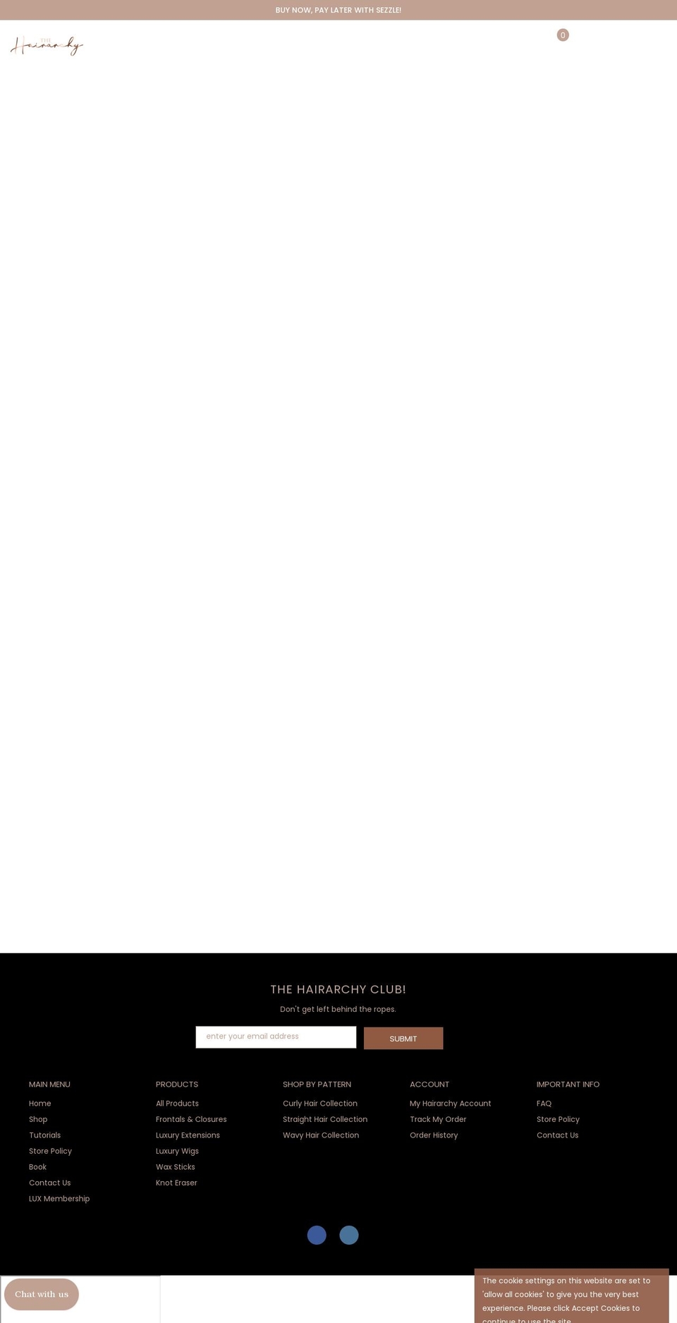 the-hairarchy-llc.myshopify.com shopify website screenshot