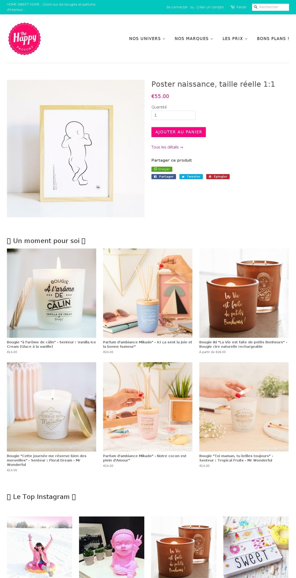 the-happy-factory.com — Shopify storefront screenshot
