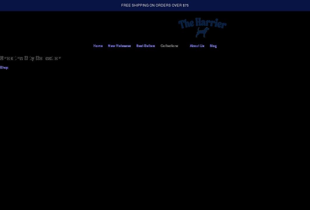 the-harrier.com shopify website screenshot