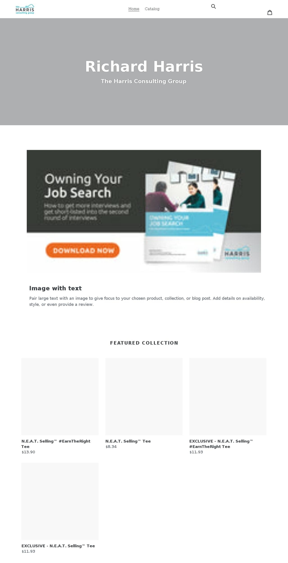 the-harris-consulting-group.myshopify.com shopify website screenshot
