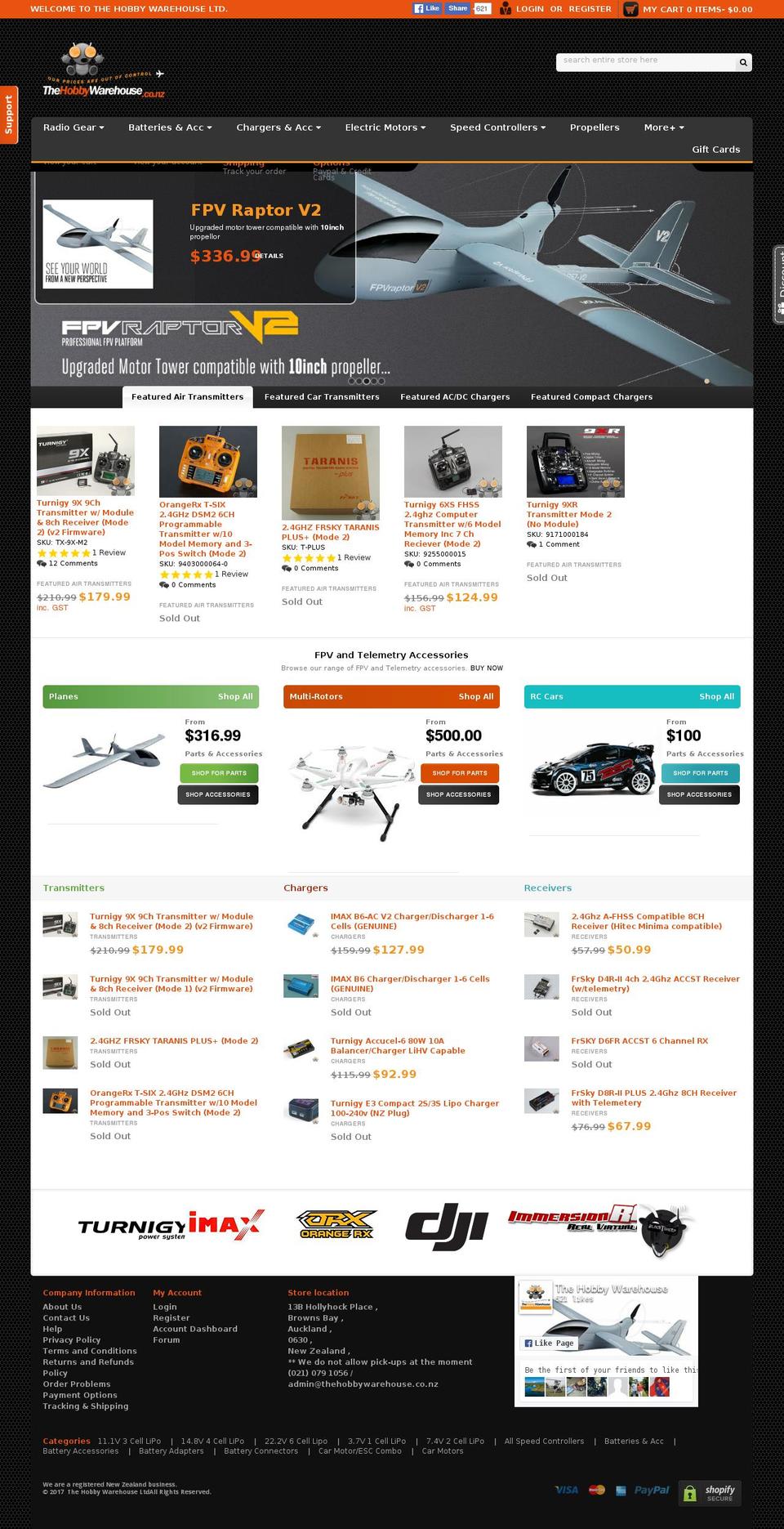 the-hobby-warehouse.myshopify.com shopify website screenshot