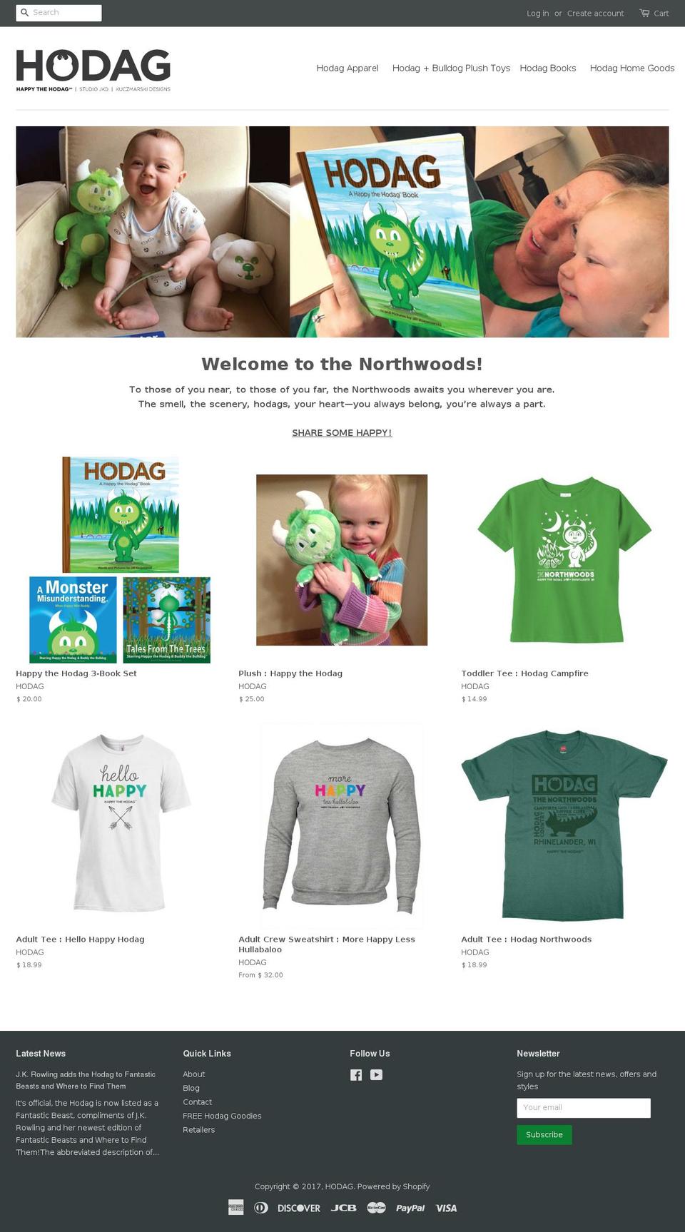 the-hodag.com shopify website screenshot