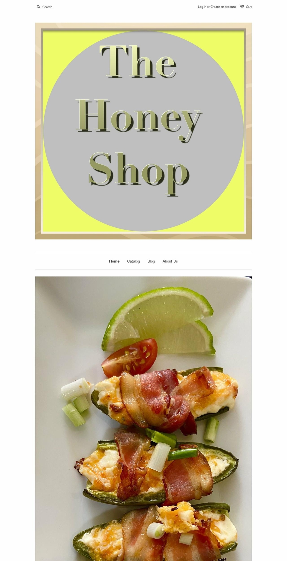 the-honey-shop-2.myshopify.com shopify website screenshot