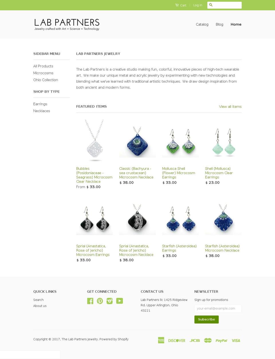 the-lab-partners.com shopify website screenshot