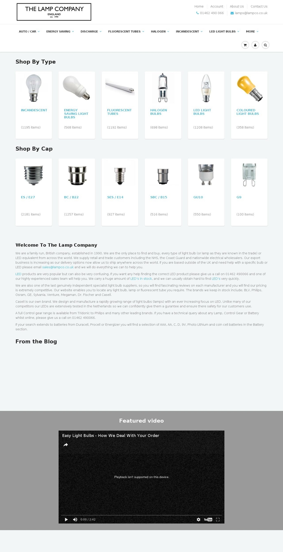 ShowTime Shopify theme site example the-lampco.myshopify.com