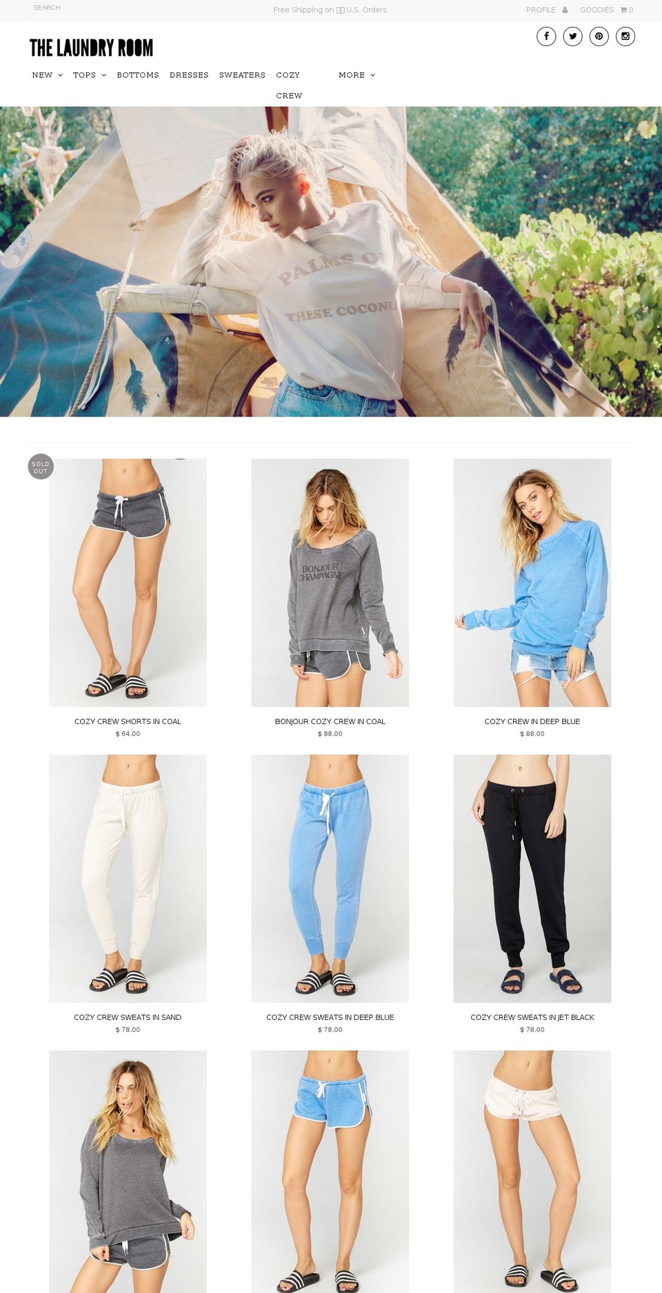the-laundry-room.com shopify website screenshot