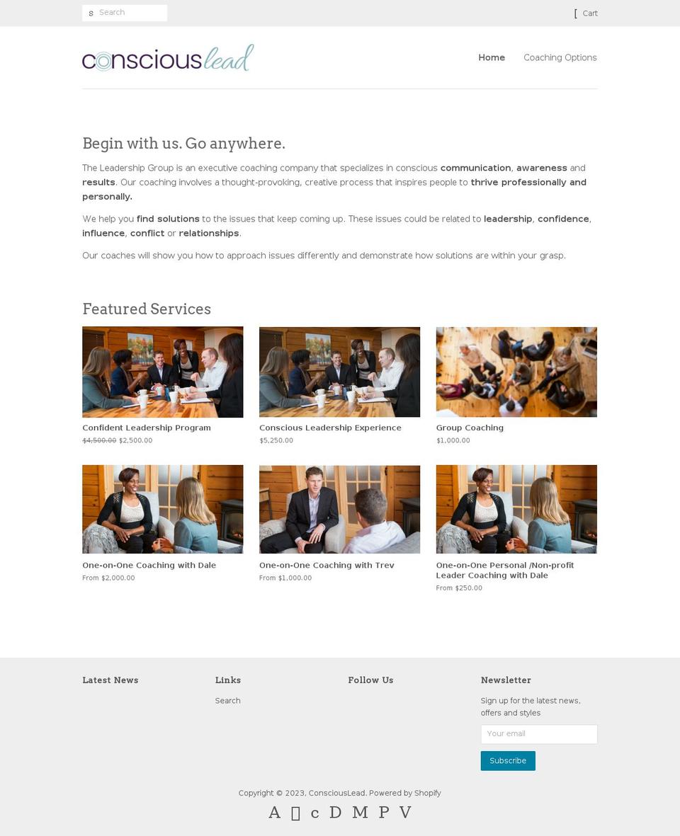 the-leadership-group-global.myshopify.com shopify website screenshot