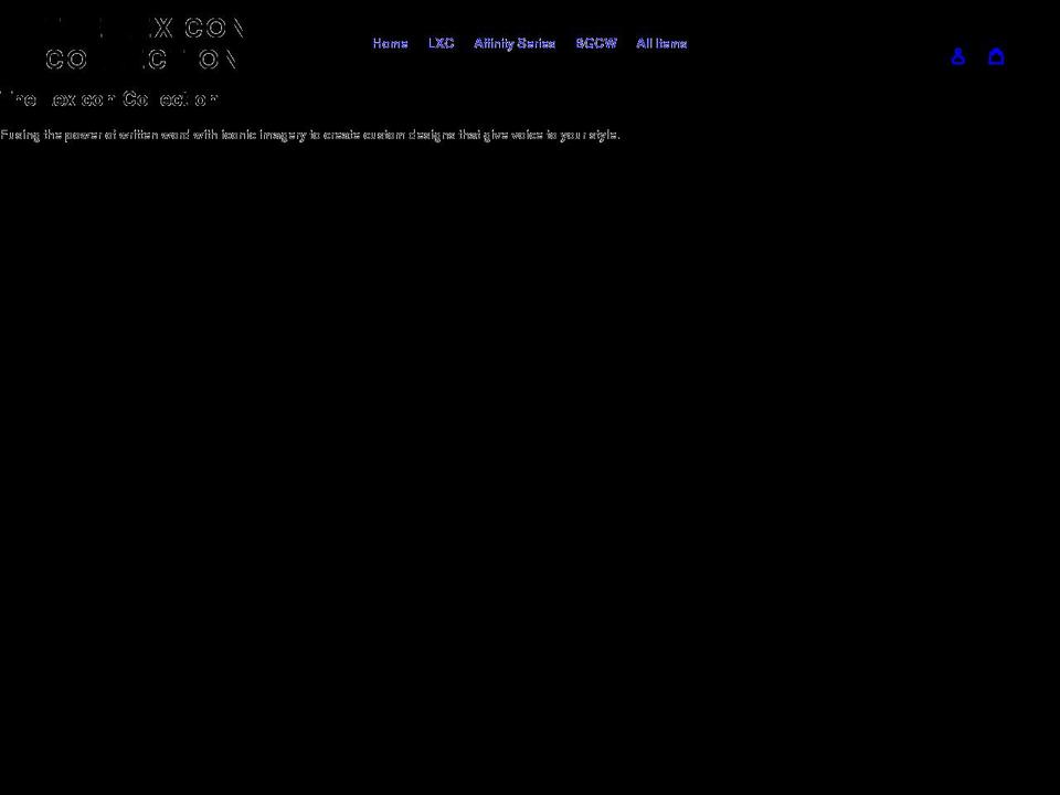 the-lexicon-collection.myshopify.com shopify website screenshot