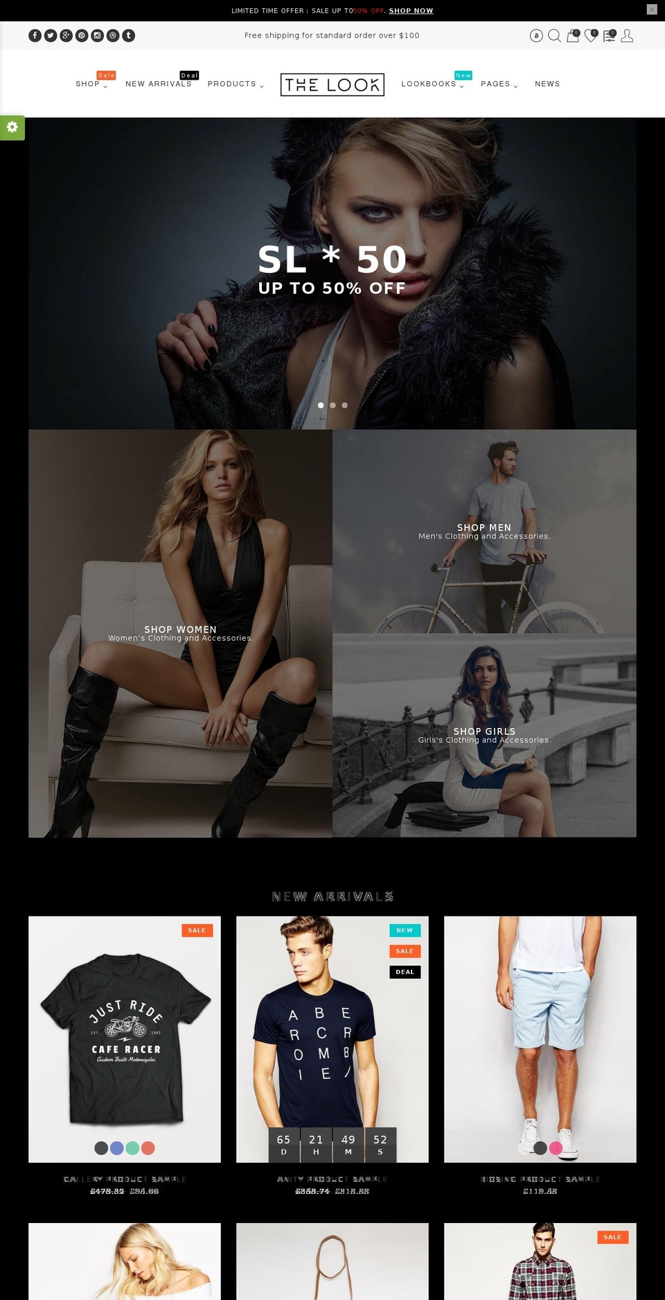 the-look-01.myshopify.com shopify website screenshot