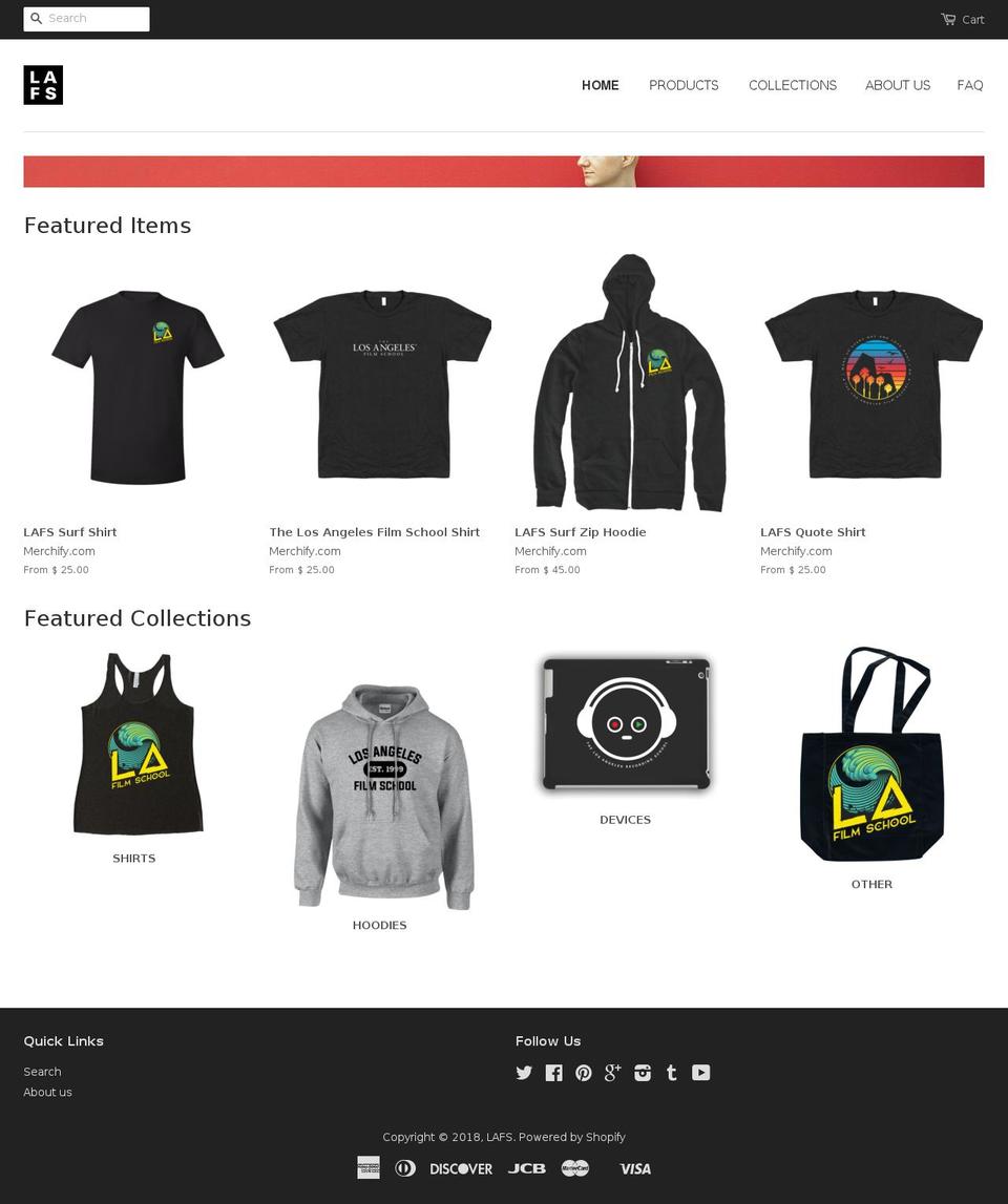 the-los-angeles-film-school.myshopify.com shopify website screenshot