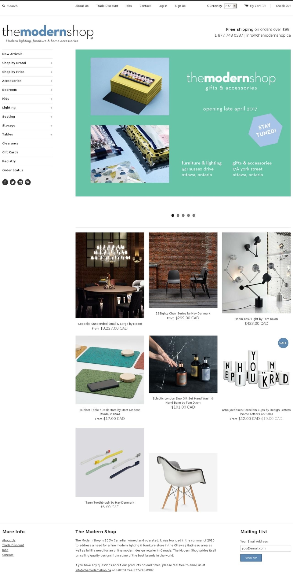 The Modern Shop 2.0 – March 30th, 2015 Shopify theme site example the-modern-shop.com