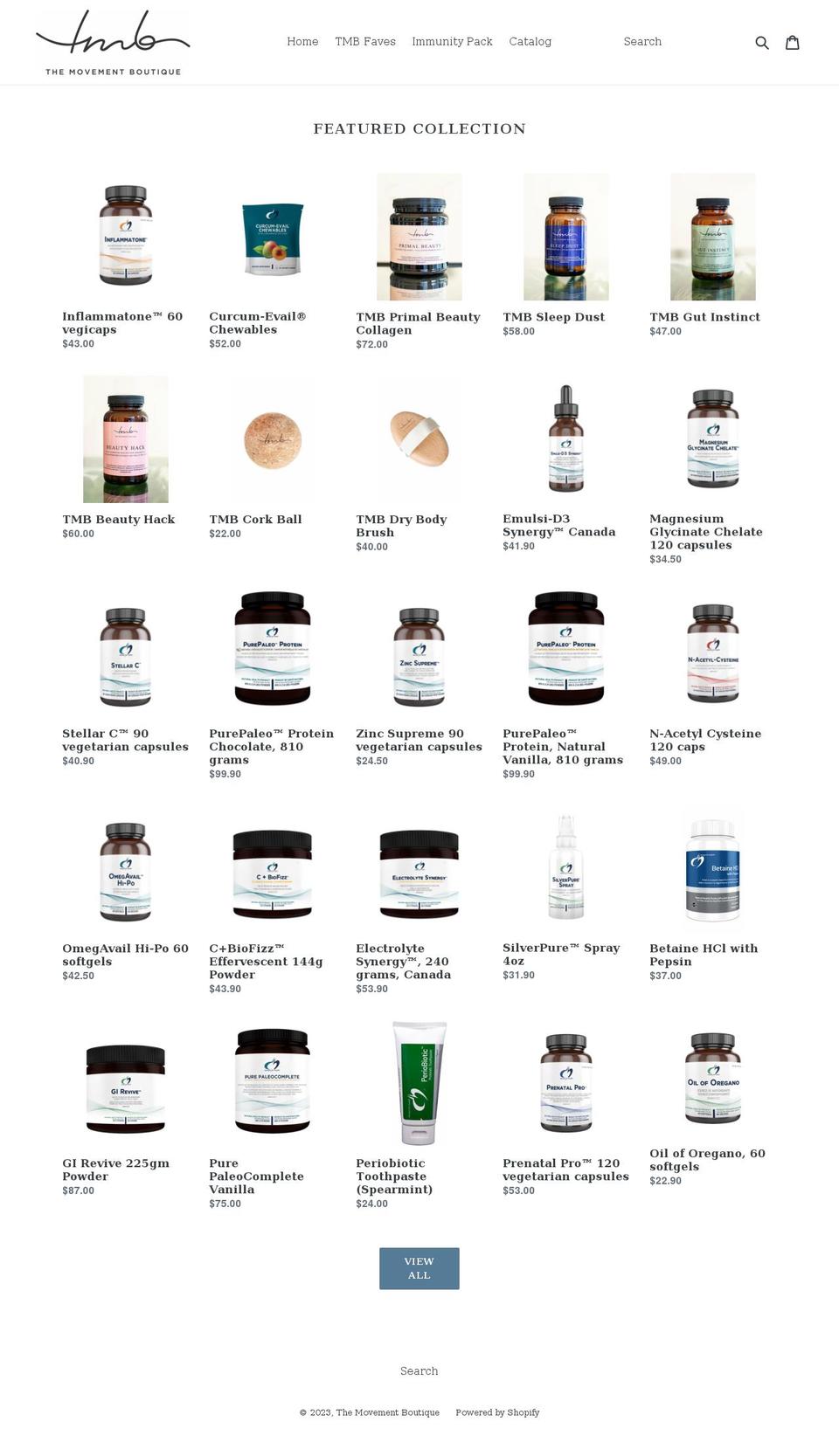 the-movement-boutique.myshopify.com shopify website screenshot