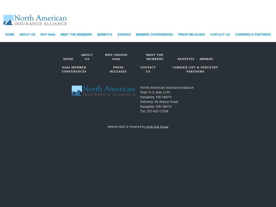 the-naia.myshopify.com shopify website screenshot