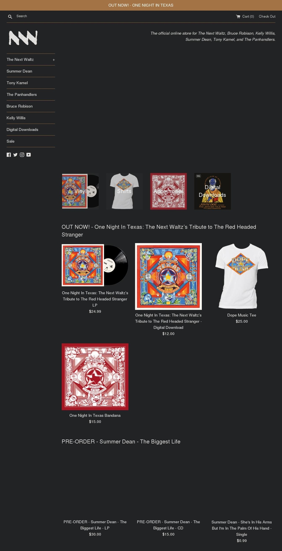 the-next-waltz.myshopify.com shopify website screenshot