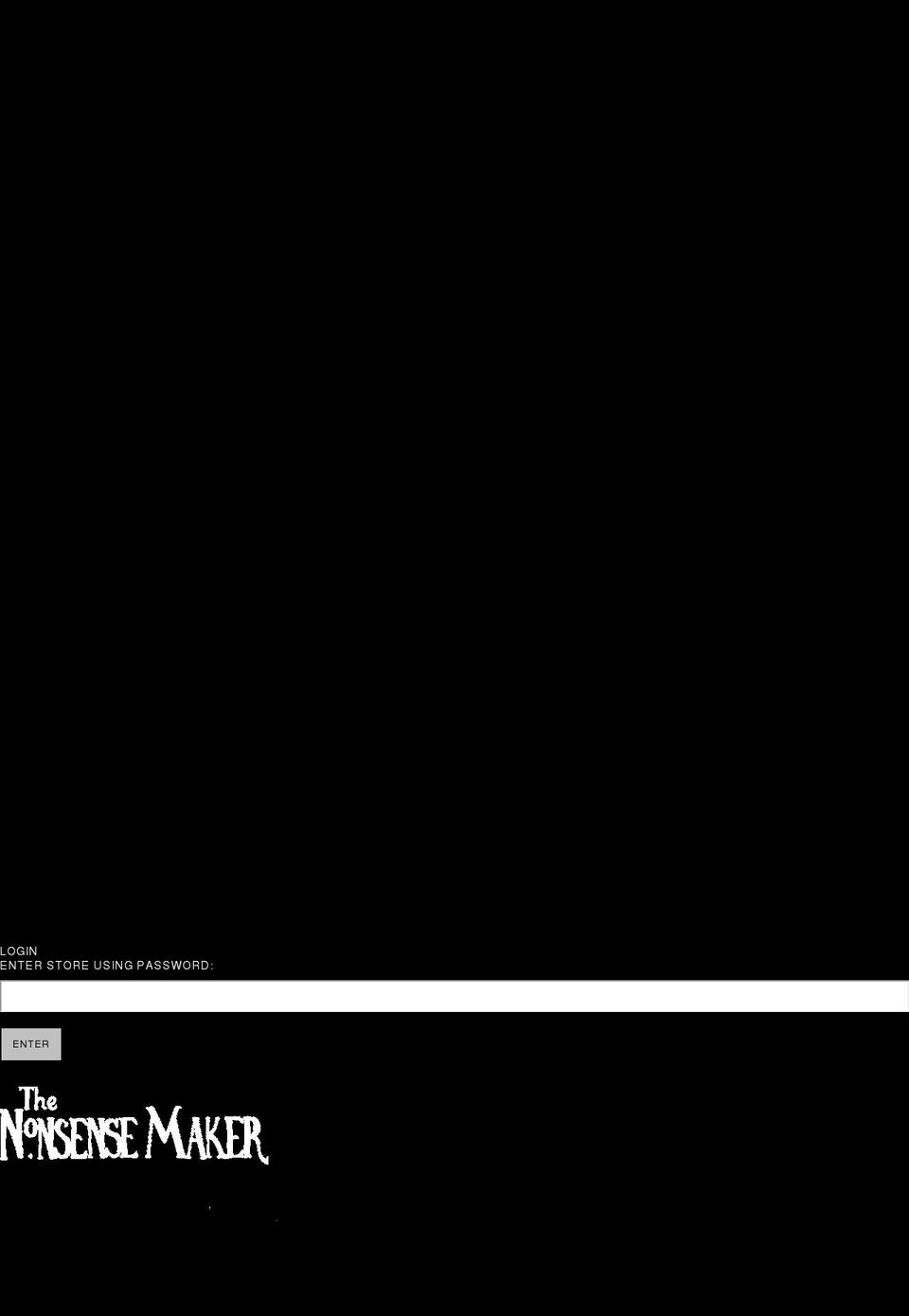 the-nonsense-maker.myshopify.com shopify website screenshot