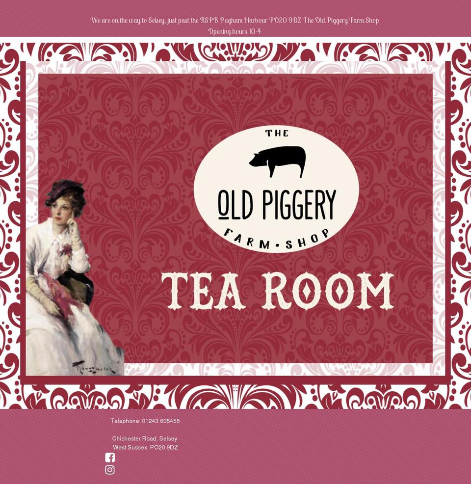 the-old-piggery.co.uk shopify website screenshot