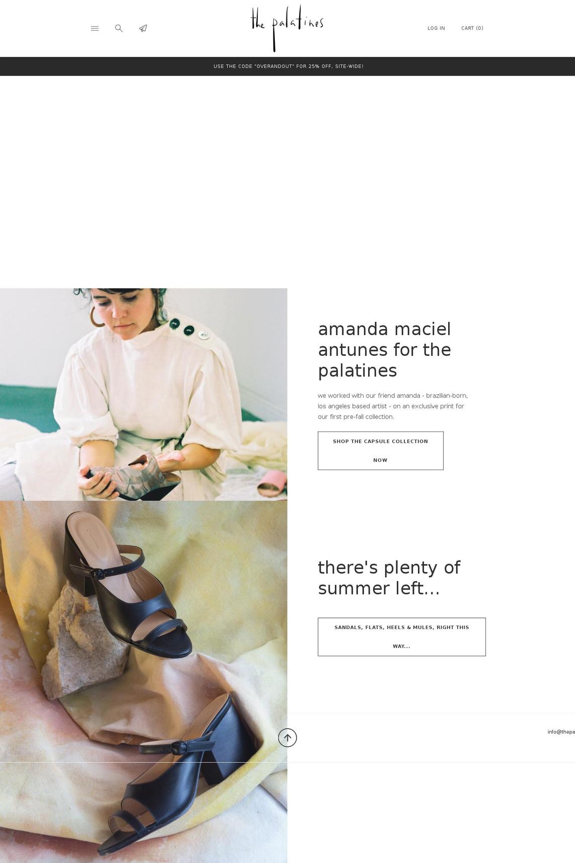 the-palatines.com — Shopify storefront screenshot