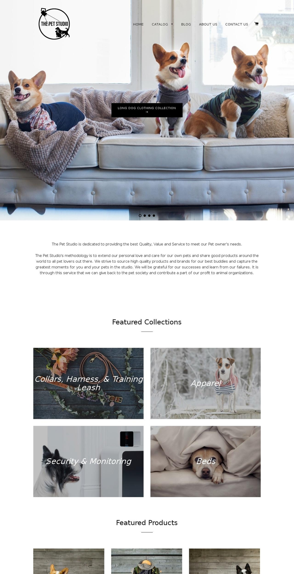 the-pet-studio.com shopify website screenshot