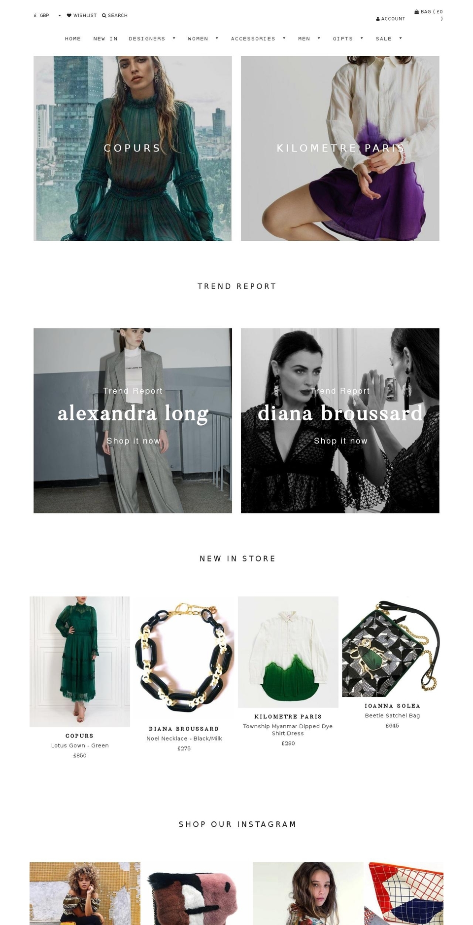 the-place-london.myshopify.com shopify website screenshot