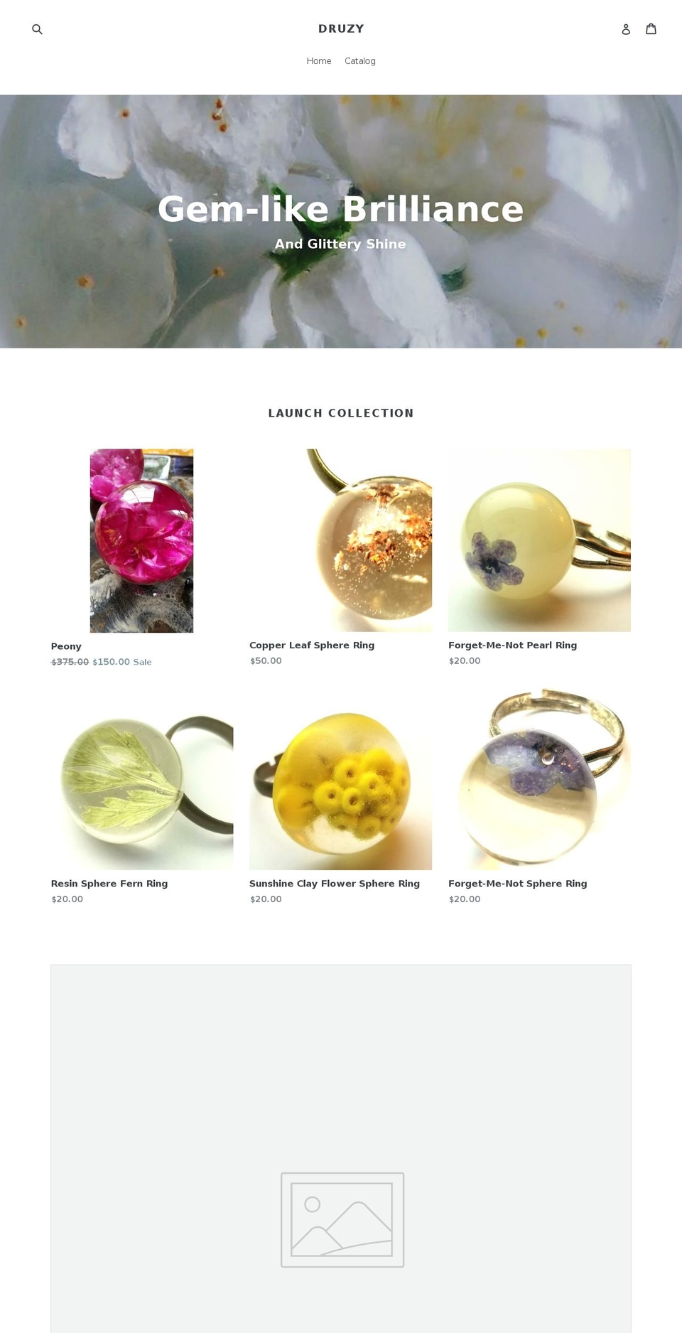the-resin-garden.com — Shopify storefront screenshot