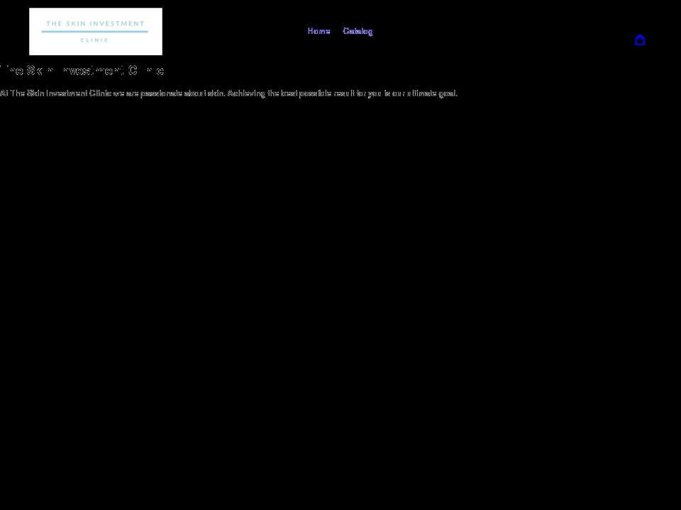 the-skin-investment-clinic.myshopify.com shopify website screenshot