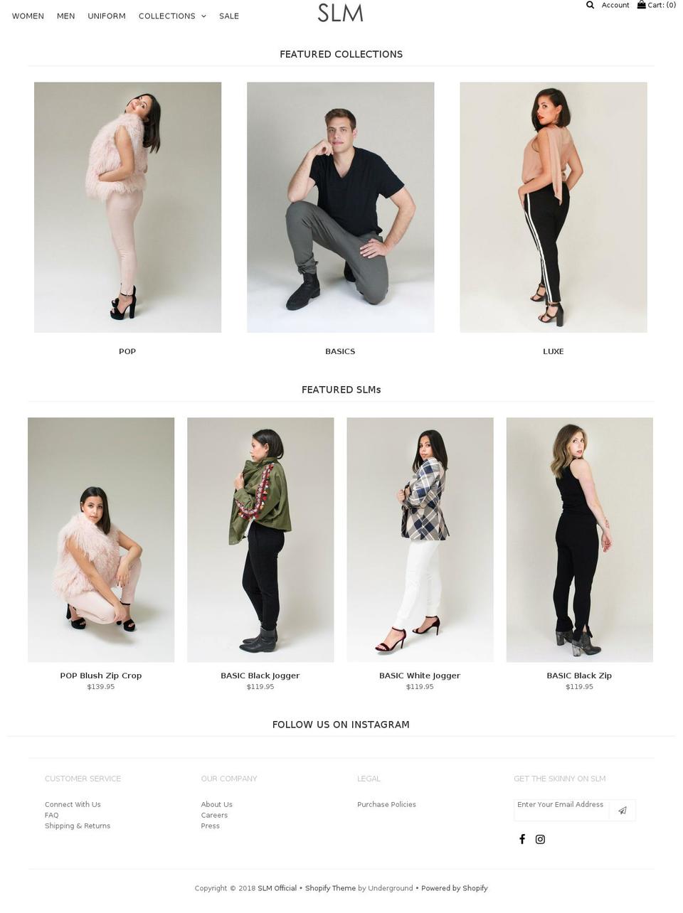 the-slm.com — Shopify storefront screenshot