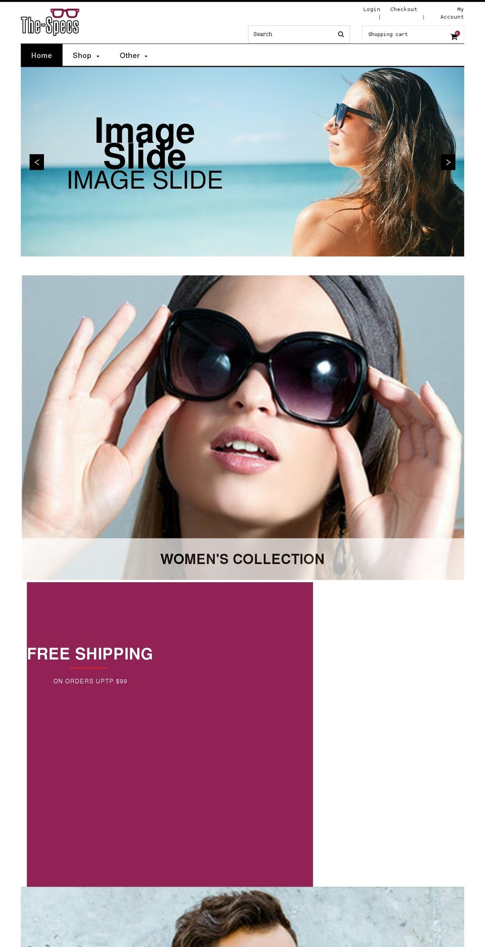 the-specs.myshopify.com shopify website screenshot