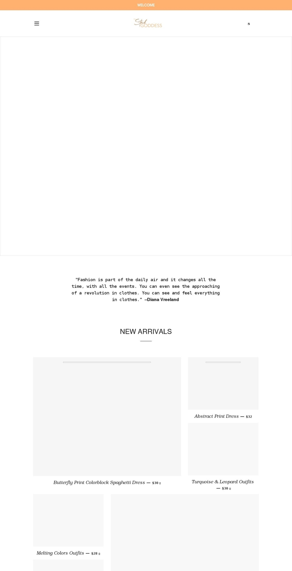the-stack-goddess.com shopify website screenshot