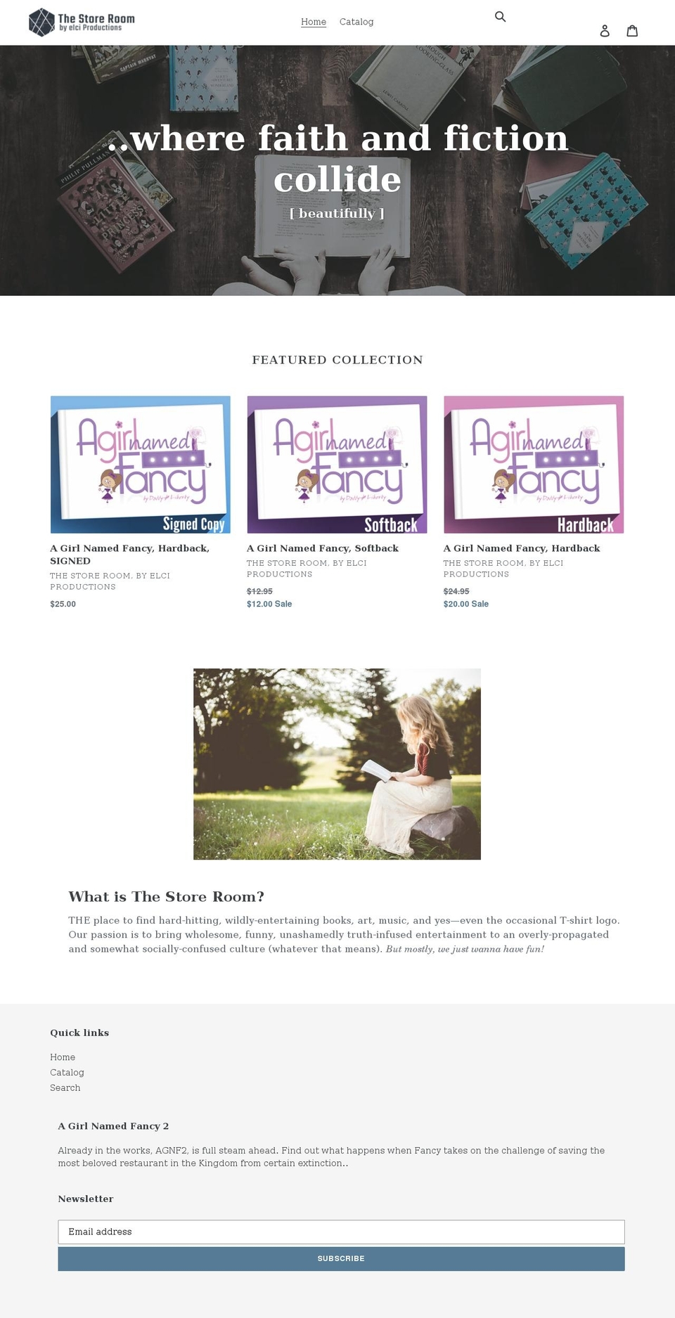 the-store-room-by-elci-productions.myshopify.com shopify website screenshot