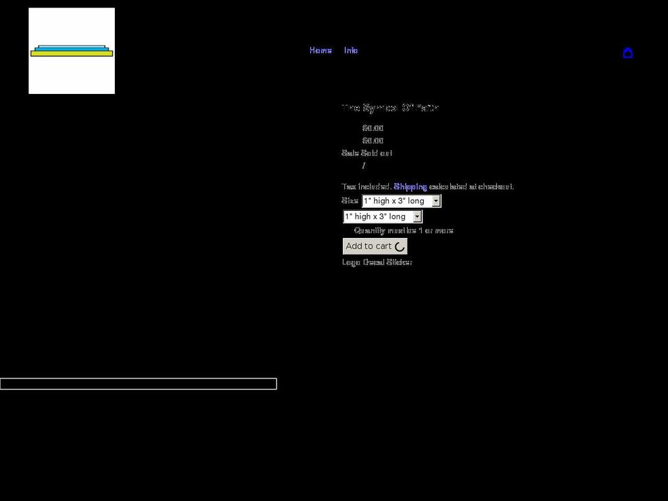 the-symbol-of-faith.com shopify website screenshot