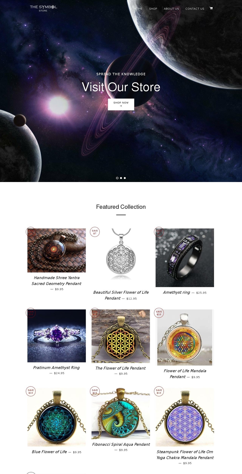 the-symbol.com shopify website screenshot