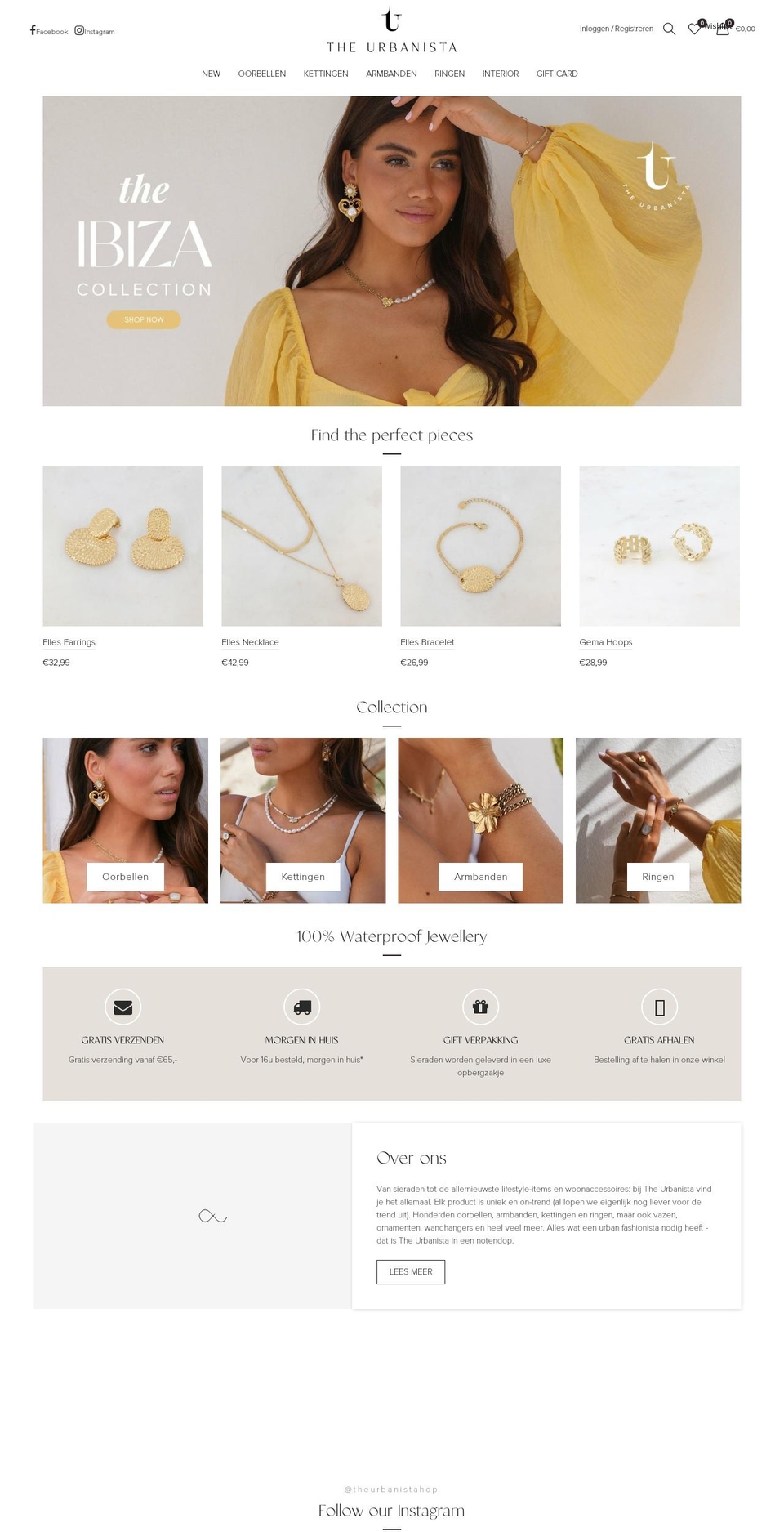 the-urbanista.com shopify website screenshot