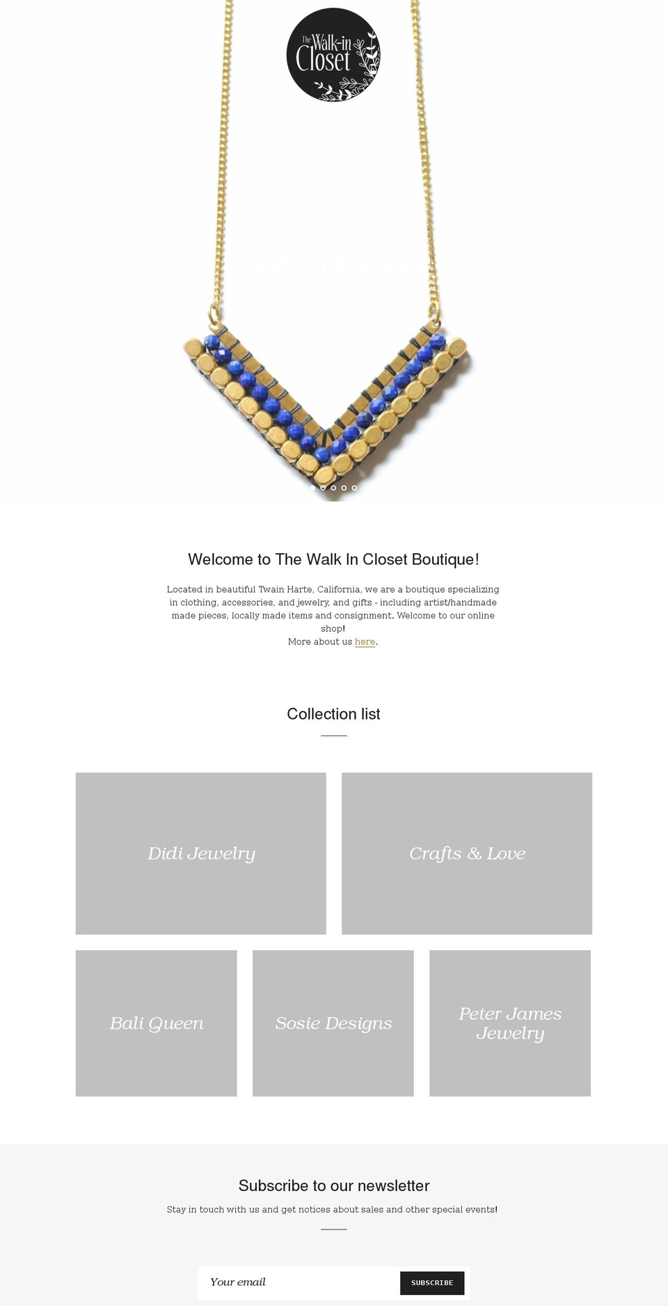 the-walk-in-closet-boutique.myshopify.com shopify website screenshot