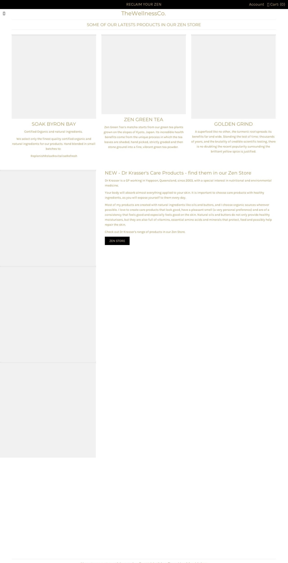 the-wellnessco.com — Shopify storefront screenshot