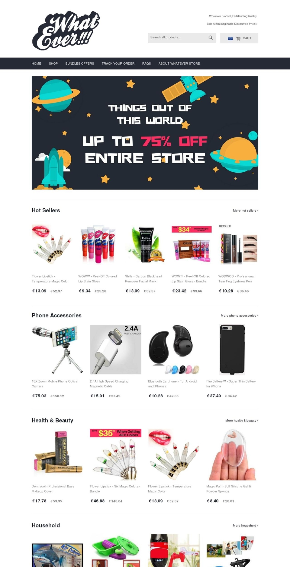 Supply Shopify theme site example the-whatever-world.myshopify.com