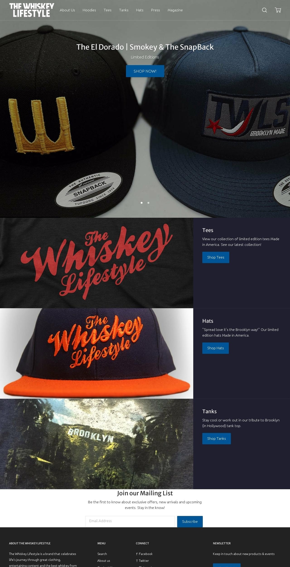 Ira v Shopify theme site example the-whiskey-lifestyle.myshopify.com