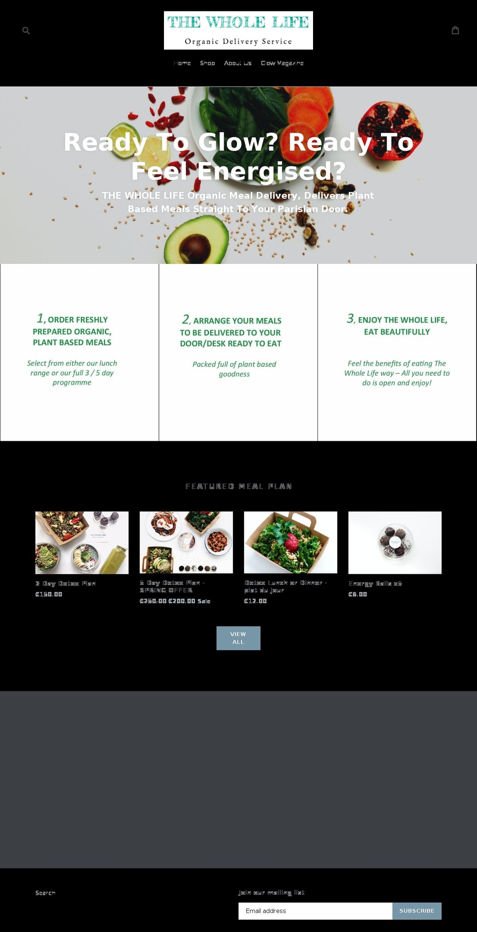the-whole-life.com shopify website screenshot