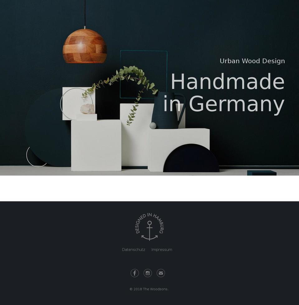 the-woodsons.com shopify website screenshot