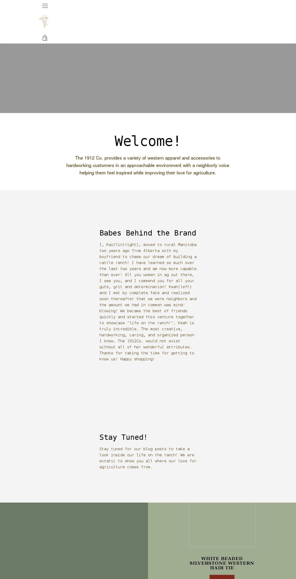 the1912co.com shopify website screenshot