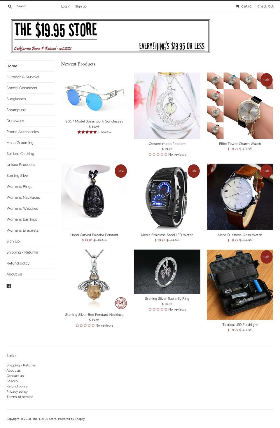 the1995store.com shopify website screenshot