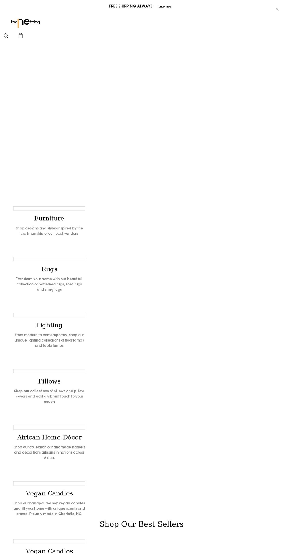 Birido-home Optimized by Itg with Installme Shopify theme site example the1nething.com